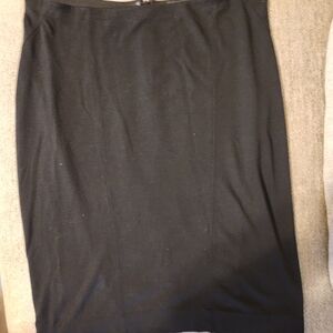 Ann Taylor Classic Black Pencil Skirt